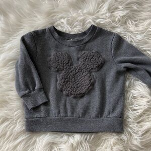 Disney Charcoal Gray Kids Sweatshirt